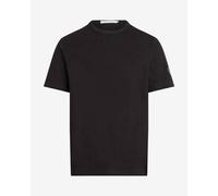 T-shirt Calvin Klein Jeans Badge Crew Regular manica corta nero - S