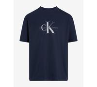 T-shirt Calvin Klein Jeans Hero Monogram 20s manica corta blu marino - L