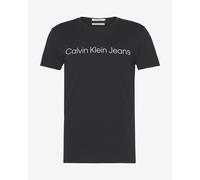 T-shirt Calvin Klein Jeans Logo Color manica corta nero bianco - XL