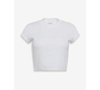 T-shirt Calvin Klein Monologo Baby manica corta bianco puro donna - M