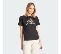 adidas Donna Camo Graphic Tee, Black, M