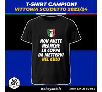 T-shirt Campioni d'italia 2024 serie a calcio Milano seconda stella scudetto