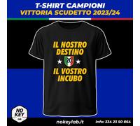 T-shirt Campioni d'italia 2024 serie a calcio Milano seconda stella scudetto