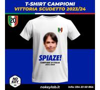 T-shirt Campioni d'italia 2024 serie a calcio Milano seconda stella scudetto