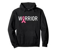 T-Shirt Cancro al Seno Warrior Consapevolezza del Cancro al Seno Felpa con Cappuccio