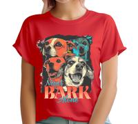 T-shirt cane personalizzata donna mai abbaiare da solo anni 90 magliette...