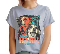 T-shirt cane personalizzata donna mai abbaiare da solo anni 90 magliette...