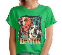 T-shirt cane personalizzata donna mai abbaiare da solo anni 90 magliette...