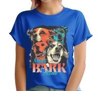 T-shirt cane personalizzata donna mai abbaiare da solo anni 90 magliette...