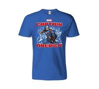 T SHIRT CAPITAN AMERICA ORIGINALE Bimbo Ragazzino Maglia Maglietta AVENGERS