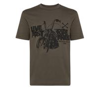 T-shirt Carburo LIVE FAST Verde Militare XL