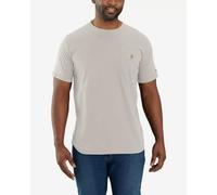 Carhartt Force Relaxed Fit Midweight Short Sleeve Pocket Maglietta, beige, taglia L per maschi