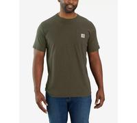Carhartt Force Relaxed Fit Midweight Short Sleeve Pocket Maglietta, verde, taglia S per maschi