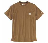 T-shirt Carhartt Force Pocket S/S marrone