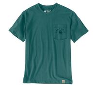 T-Shirt Carhartt Irvine Relaxed Work Verde Acqua