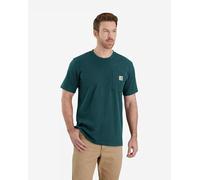 T-shirt Carhartt K87 Pocket manica corta verde scuro - S