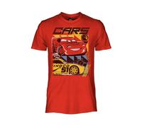 T SHIRT CARS ORIGINALE open road Maglia Maglietta ROSSA cotone bimbo bimba
