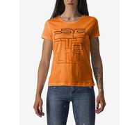 Castelli Bellagio Short Sleeve T-shirt Arancione XS Donna