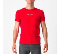 T-shirt Castelli Classic manica corta rosso - S