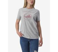 T-shirt Castelli Pedalare manica corta grigio chiaro donna - M