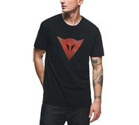 T-shirt casual Dainese Racing logo nero/rosso a tema moto