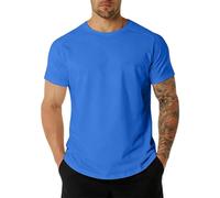 T-shirt Casual Moda T Shirt Canada Day Graphic Basic Tees Estate Manica Corta Girocollo Estate, Blu, 3XL