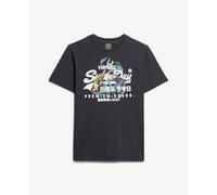 T-shirt casual Superdry Vintage Logo Tokyo Gris XL