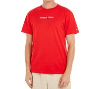 Tommy Jeans T-shirt Tjm Classic Linear DM0DM14984 Cotone Rosso Uomo
