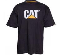 Caterpillar Mens TM - Maglietta a maniche corte con logo - Uomo (M) (Nero)