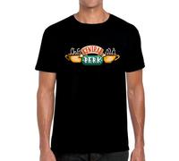 T-Shirt Central Perk Logo Friends Serie TV - 100% Cotone Maglietta (L)