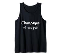 T-Shirt Champagne S'il Vous Plait Please Canotta