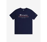 Champion Legacy Graphic Shop-New York S/S Crewneck T-Shirt, Blu Marino, S Uomo