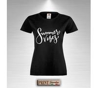 T-Shirt chick emozioni vacanza campeggio sabbia acqua elegante moda uomo donna