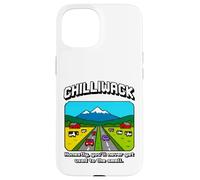 T-shirt Chilliwack BC Pixel Art Funny Farm Smell Joke Custodia per iPhone 15
