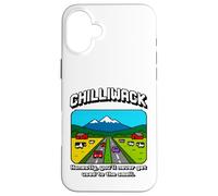 T-shirt Chilliwack BC Pixel Art Funny Farm Smell Joke Custodia per iPhone 16 Plus