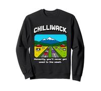 T-Shirt Chilliwack BC Pixel Art Funny Farm Smell Joke Felpa