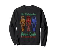 T-Shirt Christmas Reading The Nutcracker Book Club Felpa