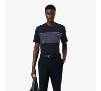 T-shirt classic fit, in cotone, color-block Nero S Tinta unita