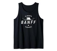 T-Shirt Classica Banff, Alberta, Canada, Parco Nazionale Canotta