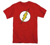 T-Shirt Classico Con Logo Flash DC Comics Licenziato Per Adulti