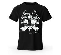 T-SHIRT CLIFF EM ALL METALLICA METAL BAND MAGLIETTA tshirt CLIFF BURTON