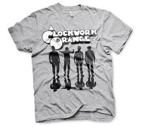 T-shirt Clockwork Orange Shadows Arancia Meccanica maglia grey Uomo by Hybris