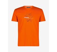 T-shirt CMP Cotton Print Regular manica corta arancione intenso - 48
