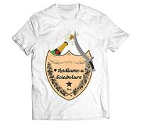 T-Shirt Cocktail Divertente Uomo Andiamo a sciabolare - Meme t-Shirt Divertente Manica Corta Taglia L