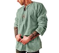 T Shirt Collo alla Coreana Uomo Maniche on Unita alla Elasticizzato Bordeaux Gomito Lati Cravatta Giallo Costose Ciniglia Poliestere Pelose Croci Smeraldo Americane Senape Acido