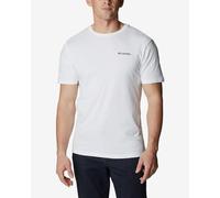 T-shirt Columbia Barton Springs Graphic manica corta bianco nero - M