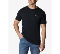 T-shirt Columbia Barton Springs Graphic manica corta nero - XXL