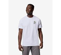 T-shirt Columbia Hageman Graphic manica corta bianco pulito - XXL