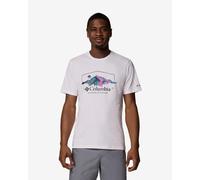 T-shirt Columbia Path Lake Graphic II manica corta bianco multicolore - M