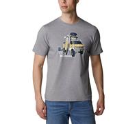 T-shirt Columbia Sun Trek Sleeve Graphic Gris S